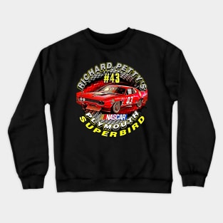 NASCAR Richard Petty's #43 Plymouth Superbird 1970 Vintage Racing Car Crewneck Sweatshirt